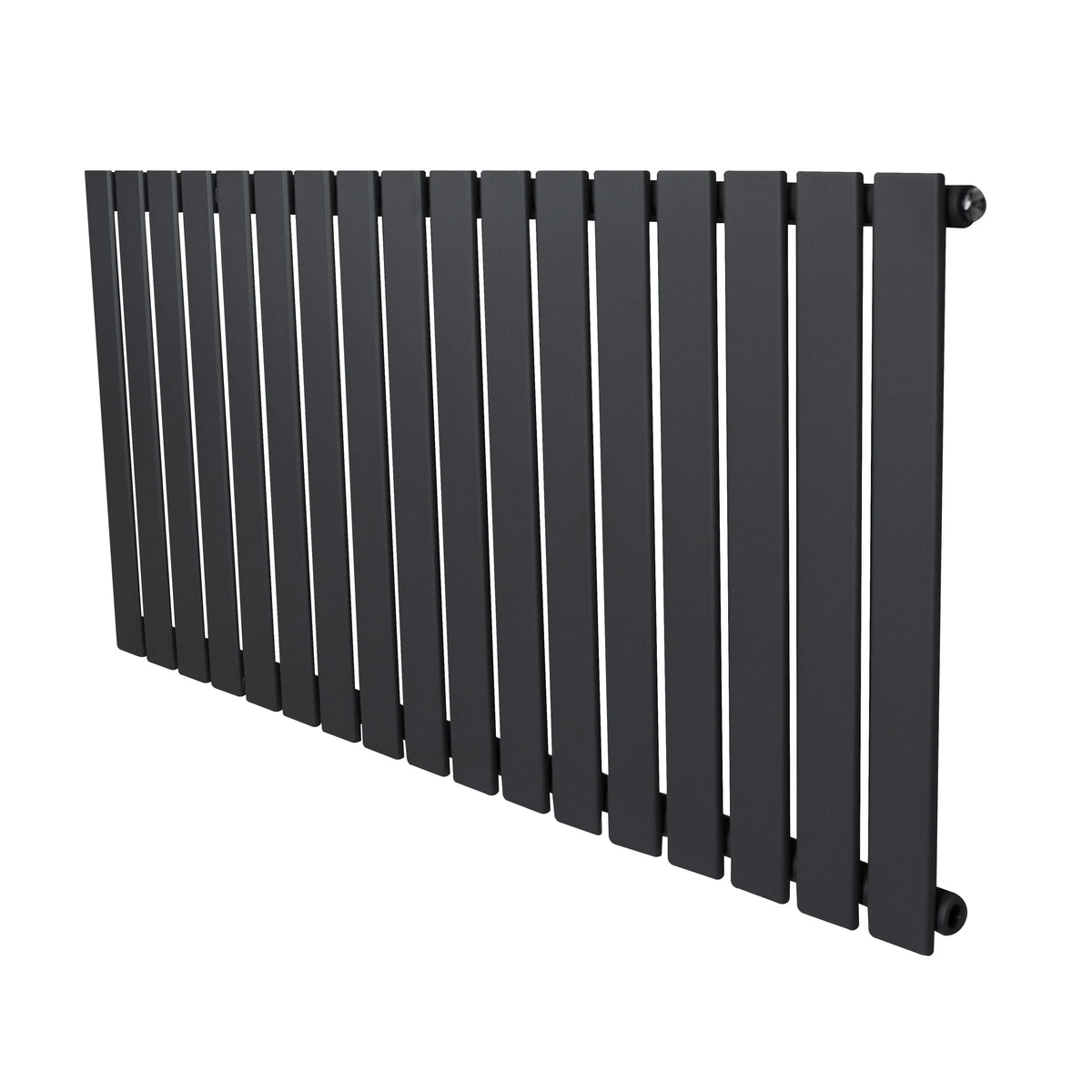 Flat Single Column Radiator - 600 x 1190mm - Anthracite Grey - Used - Acceptable