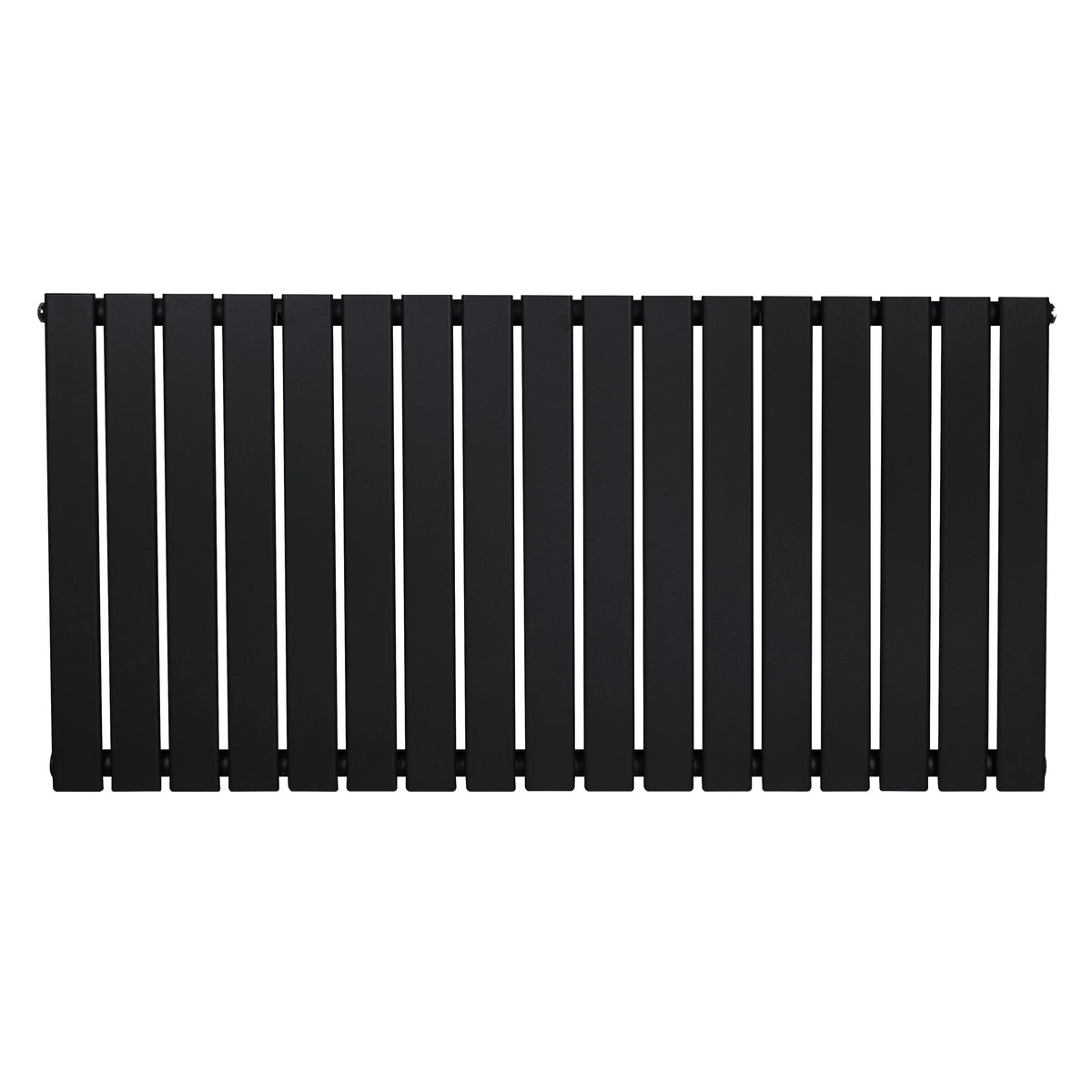 Flat Single Column Radiator - 600 x 1190mm - Black - Used - Acceptable