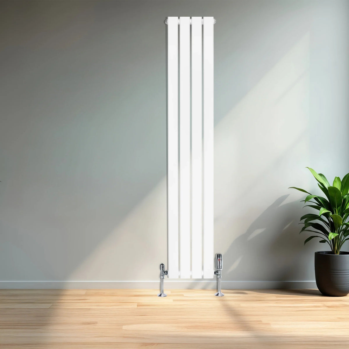 Flat Single Column Radiator - 1600 x 280mm - White - Used - Acceptable