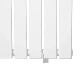 Flat Single Column Radiator - 1600 x 280mm - White - Used - Very Good