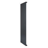 Flat Single Column Radiator - 1600 x 420mm - Anthracite Grey - Like New