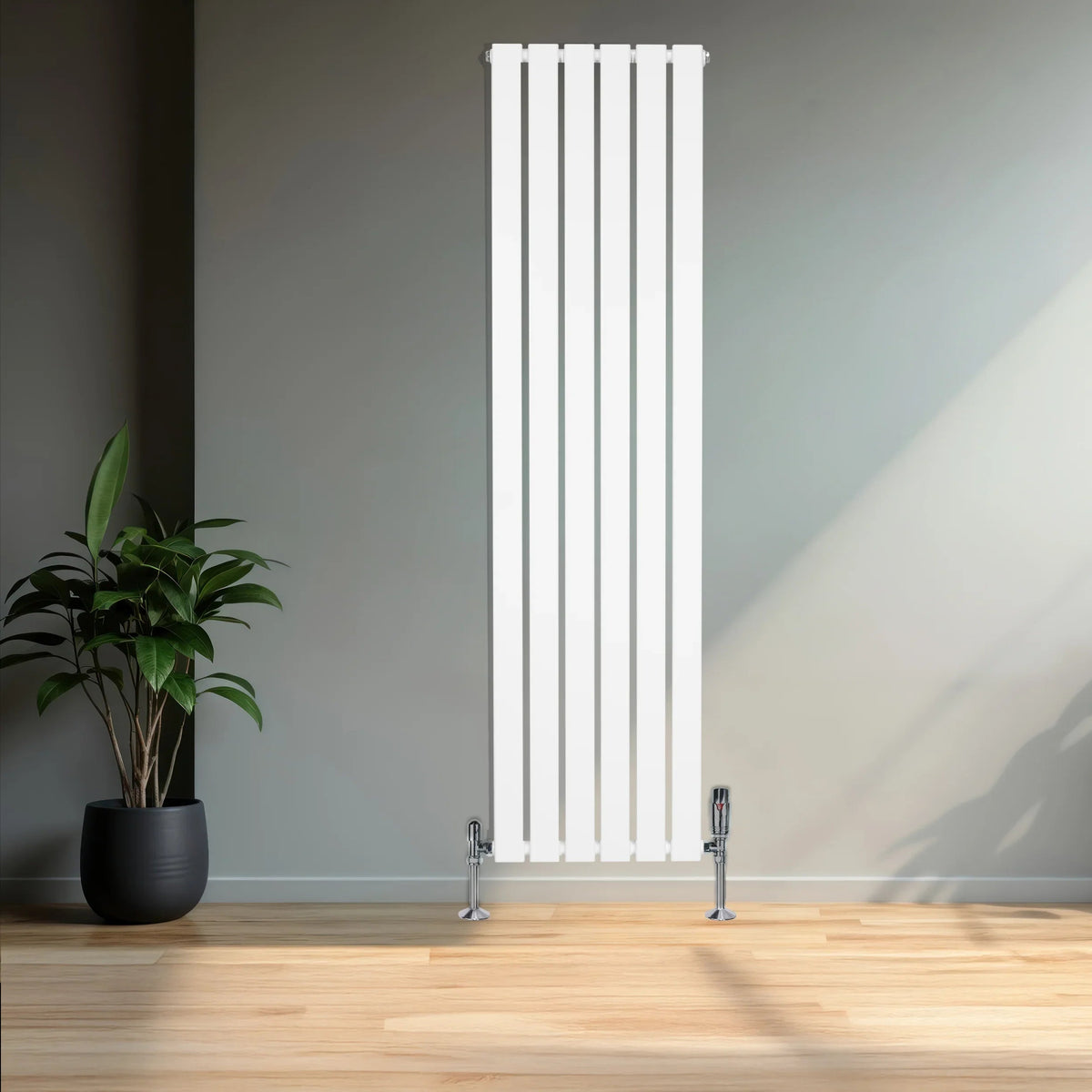 Flat Single Column Radiator - 1600 x 420mm - White - Used - Acceptable