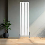 Flat Single Column Radiator - 1600 x 420mm - White - Used - Good