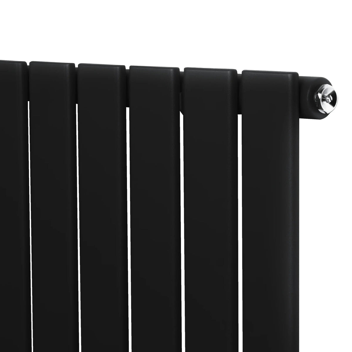 Flat Single Column Radiator - 1600 x 560mm - Black - Like New