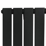 Flat Single Column Radiator - 1600 x 560mm - Black - Like New