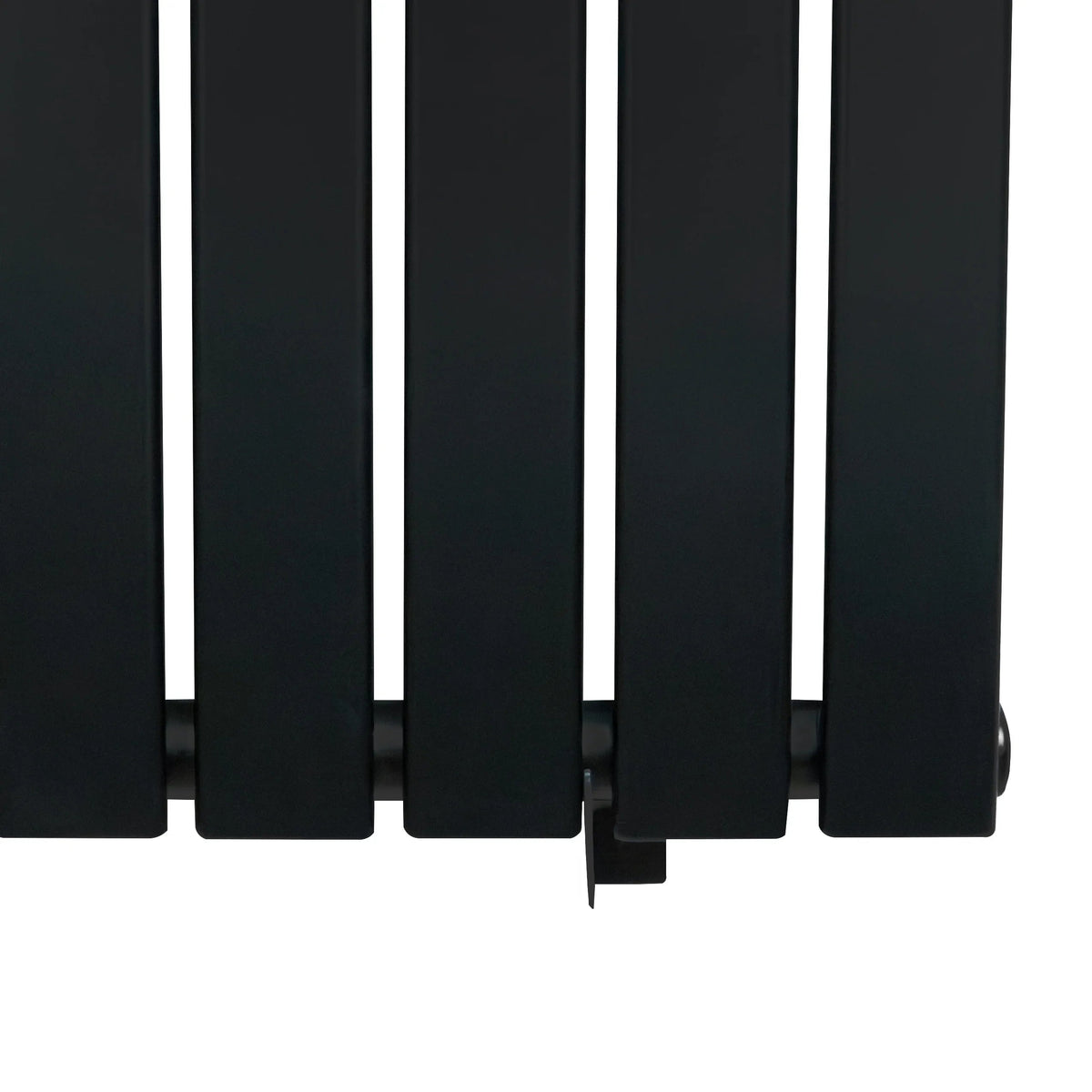 Flat Single Column Radiator - 1600 x 560mm - Black - Like New
