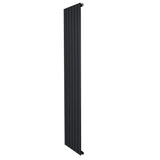 Flat Single Column Radiator - 1800 x 420mm - Black - Like New