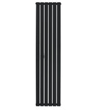 Flat Single Column Radiator - 1800 x 420mm - Black - Like New
