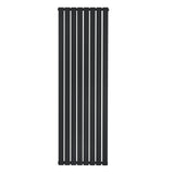 Flat Single Column Radiator - 1800 x 560mm - Black - Like New