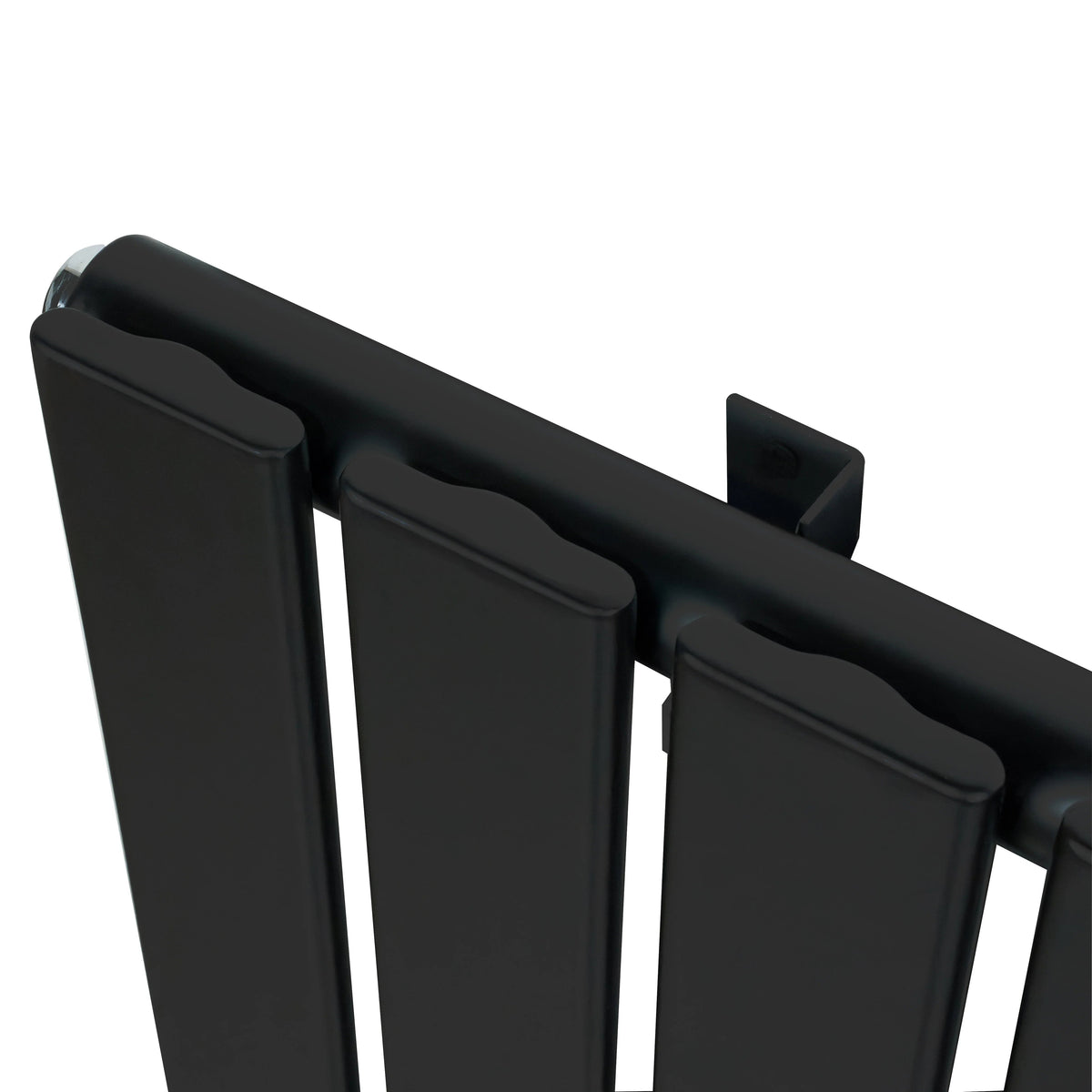 Flat Single Column Radiator - 1800 x 560mm - Black - Like New