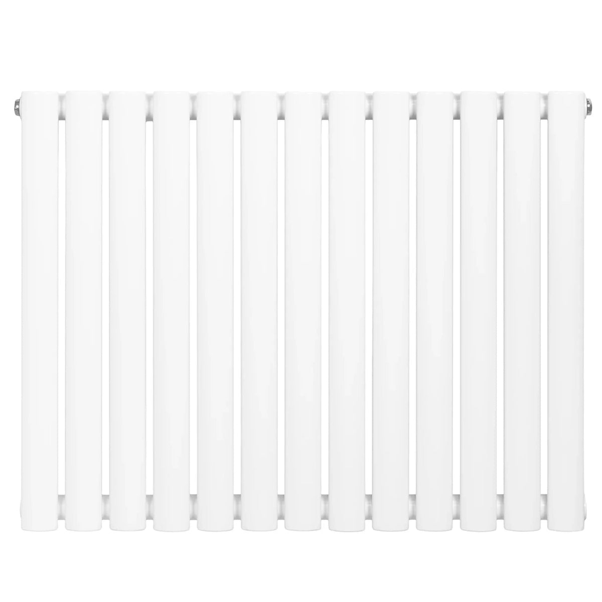 Oval Single Column Radiator - 600 x 780mm - White - Like New