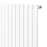 Oval Single Column Radiator - 600 x 1020mm - White - Used - Good