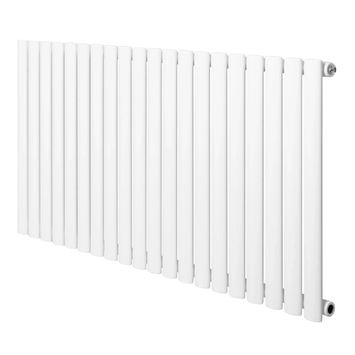Oval Single Column Radiator - 600 x 1200mm - White - Like New