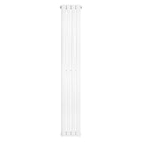 Oval Single Column Radiator - 1600 x 240mm - White - Like New