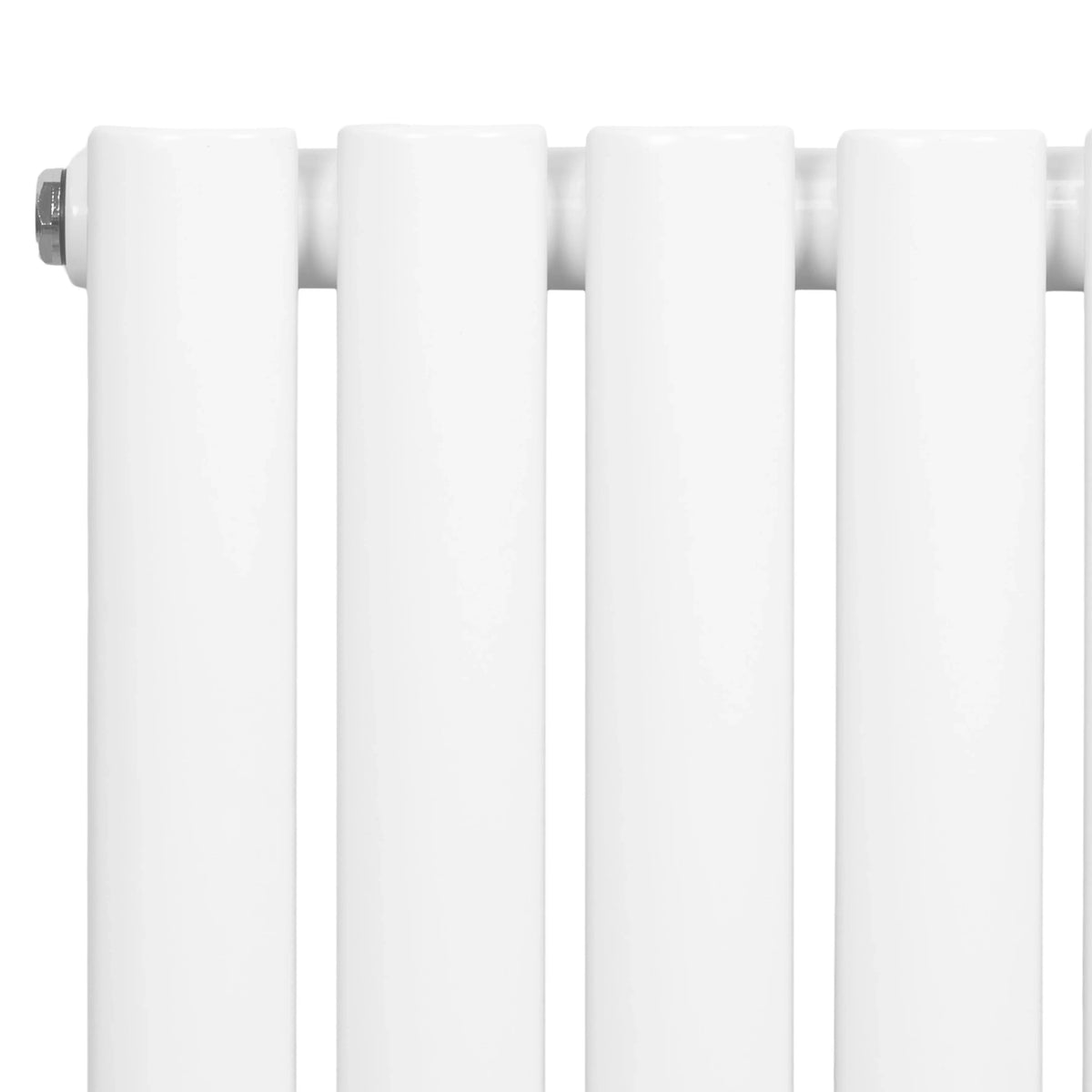 Oval Single Column Radiator - 1600 x 240mm - White - Used - Good