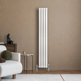 Oval Single Column Radiator - 1600 x 240mm - White - Used - Acceptable