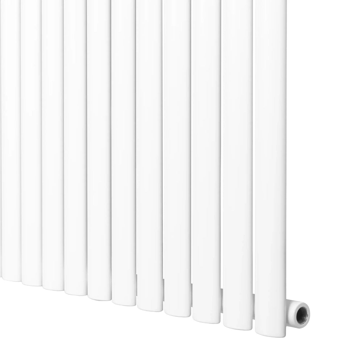 Oval Single Column Radiator - 1600 x 480mm - White - Like New