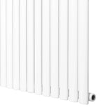 Oval Single Column Radiator - 1600 x 480mm - White - Like New