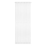 Oval Single Column Radiator - 1600 x 600mm - White - Used - Acceptable