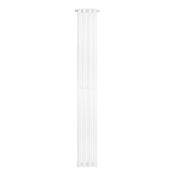 Oval Single Column Radiator - 1800 x 240mm - White - Used - Acceptable