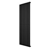 Oval Single Column Radiator - 1800 x 600mm - Black - Like New