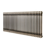 Traditional 2 Column Radiator - 600 x 1460mm - Raw Metal - Used - Very Good