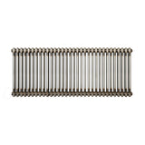 Traditional 2 Column Radiator - 600 x 1460mm - Raw Metal - Like New