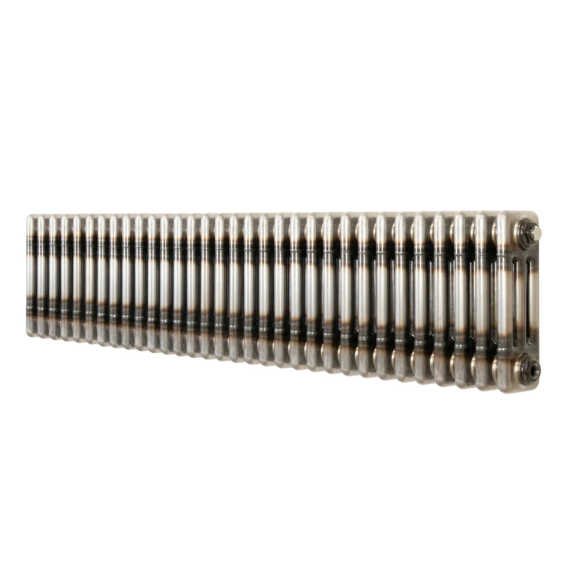 Traditional 3 Column Radiator - 300 x 1460mm - Raw Metal - Like New