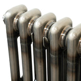 Traditional 3 Column Radiator - 300 x 1460mm - Raw Metal - Like New