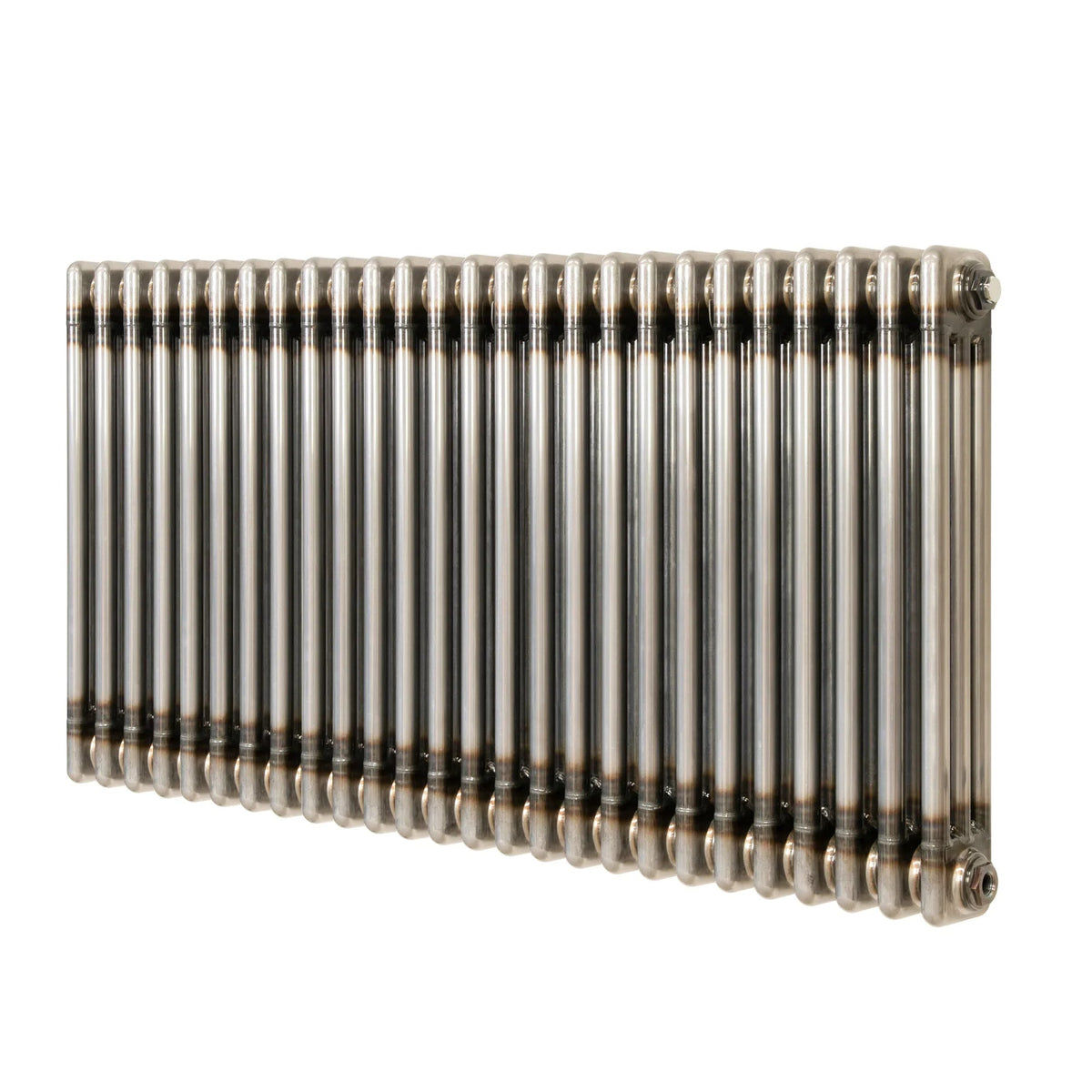 Traditional 3 Column Radiator - 600 x 1190mm - Raw Metal - Like New