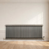 Traditional 3 Column Radiator - 600 x 1460mm - Raw Metal - Like New