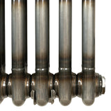Traditional 3 Column Radiator - 600 x 1460mm - Raw Metal - Like New