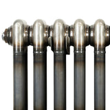 Traditional 3 Column Radiator - 1800 x 470mm - Raw Metal - Used - Acceptable