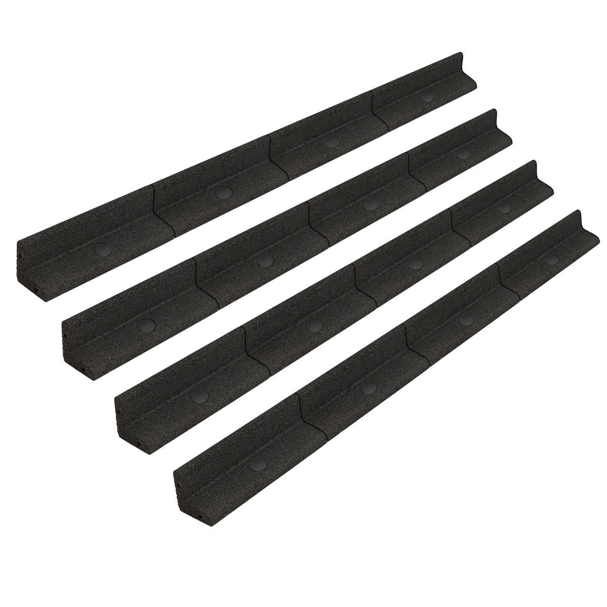 Flexible Lawn Edging 4 x 4.8m - Black - Used - Acceptable
