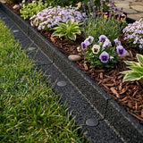Flexible Lawn Edging 6 x 7.2m - Black - Like New