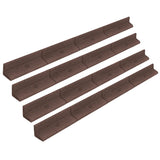 Flexible Lawn Edging 4 x 1.2m - Brown - Used - Good