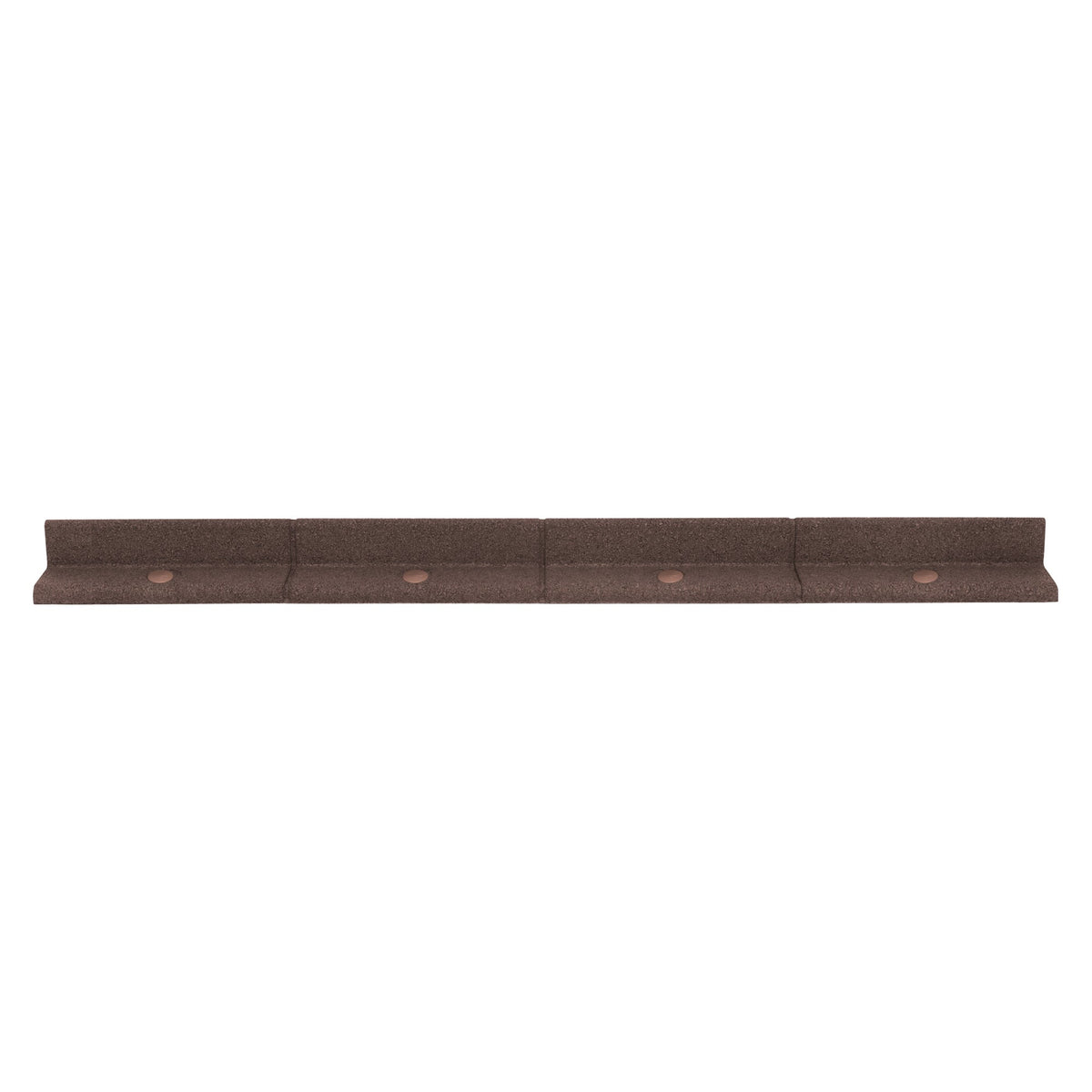 Flexible Lawn Edging 6 x 1.2m - Brown - Like New