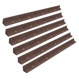 Flexible Lawn Edging 6 x 1.2m - Brown - Like New