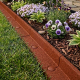 Flexible Lawn Edging 4 x 1.2m - Terracotta - Like New