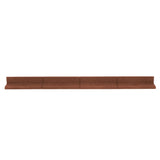 Flexible Lawn Edging 6 x 1.2m - Terracotta - Used - Acceptable