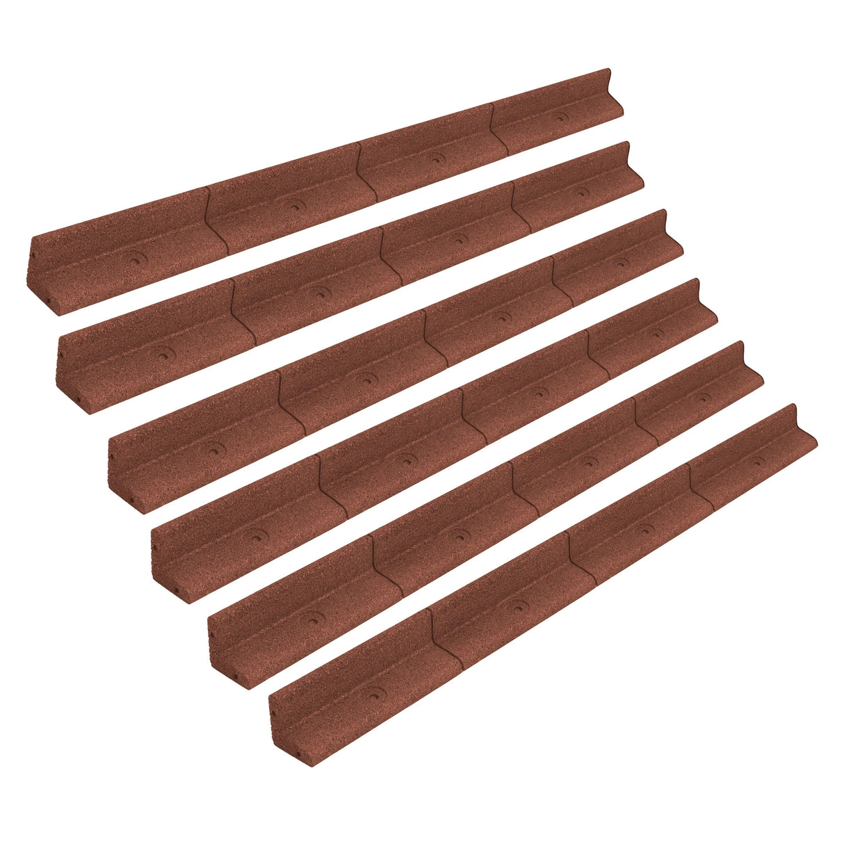 Flexible Lawn Edging 6 x 1.2m - Terracotta - Used - Good