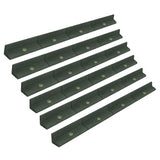 Flexible Lawn Edging 6 x 1.2m - Green - Used - Very Good