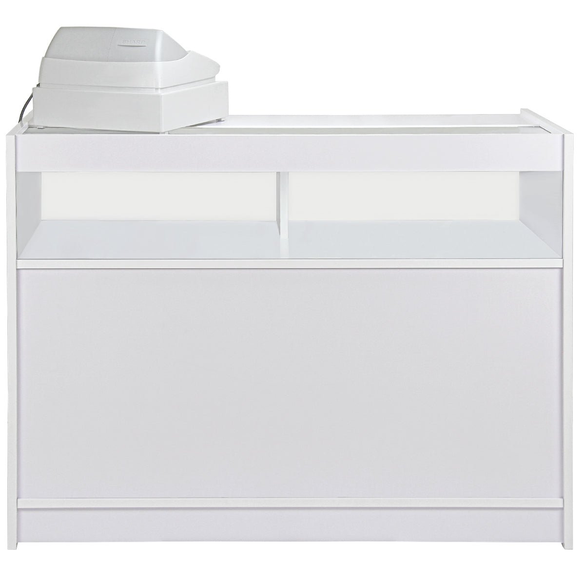B1200 Retail Shop Counter - Brilliant White - Used - Good
