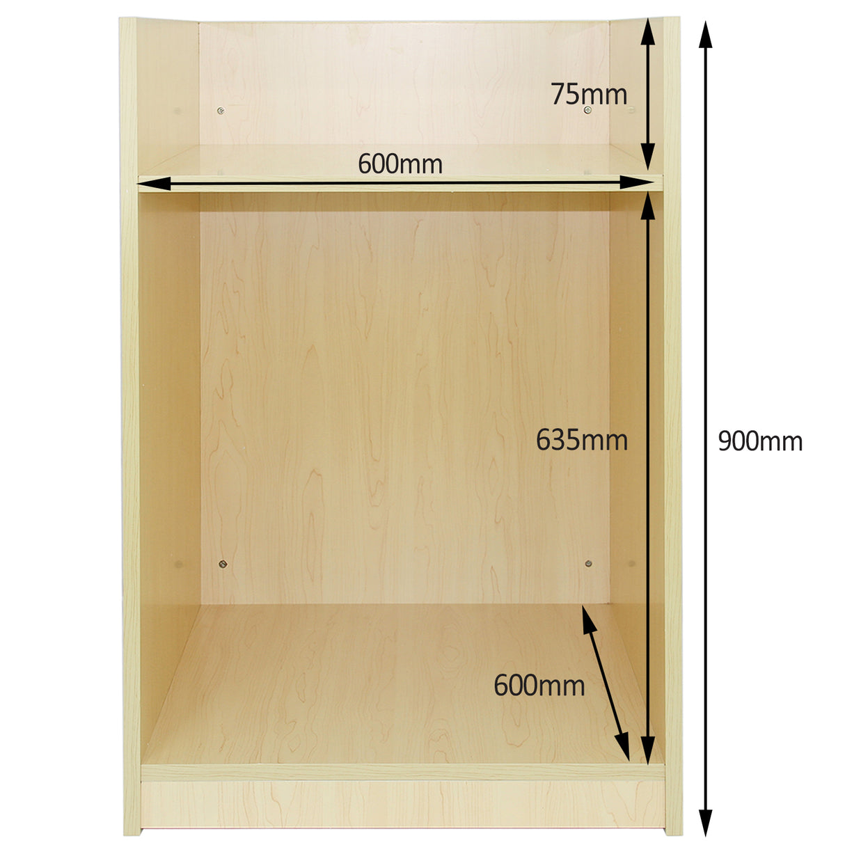 Retail Service Counter - Maple - Used - Acceptable
