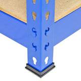 Q-Rax Blue Metal Shelving Units - 120cm x 180cm x 50cm - Used - Acceptable