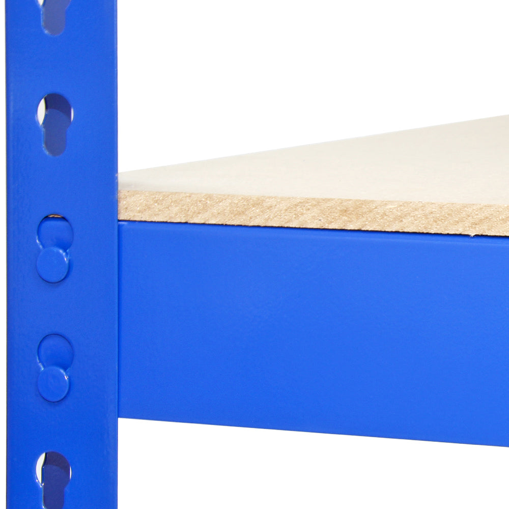 Q-Rax Blue Metal Shelving Units - 120cm x 180cm x 50cm - Used - Good