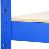 Q-Rax Blue Metal Shelving Units - 120cm x 180cm x 50cm - Used - Very Good