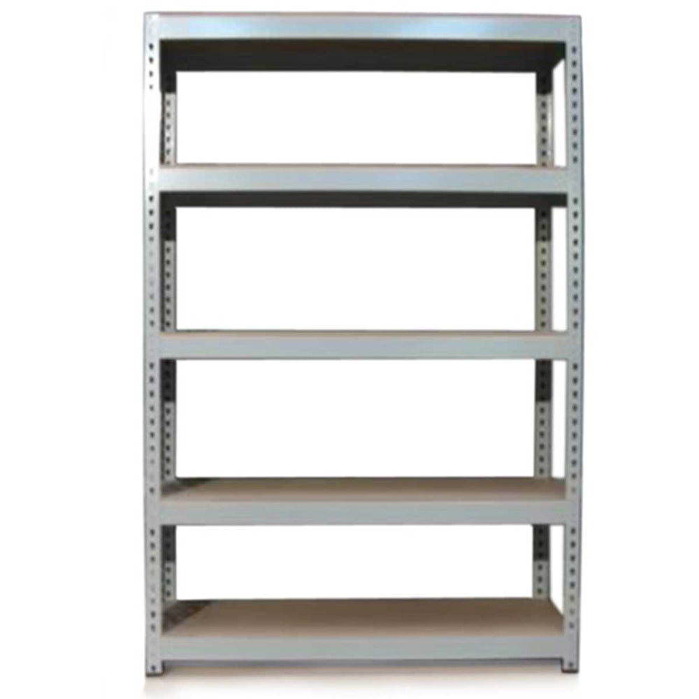 Q-Rax Grey Metal Shelving Units - 120cm x 180cm x 50cm - Used - Acceptable