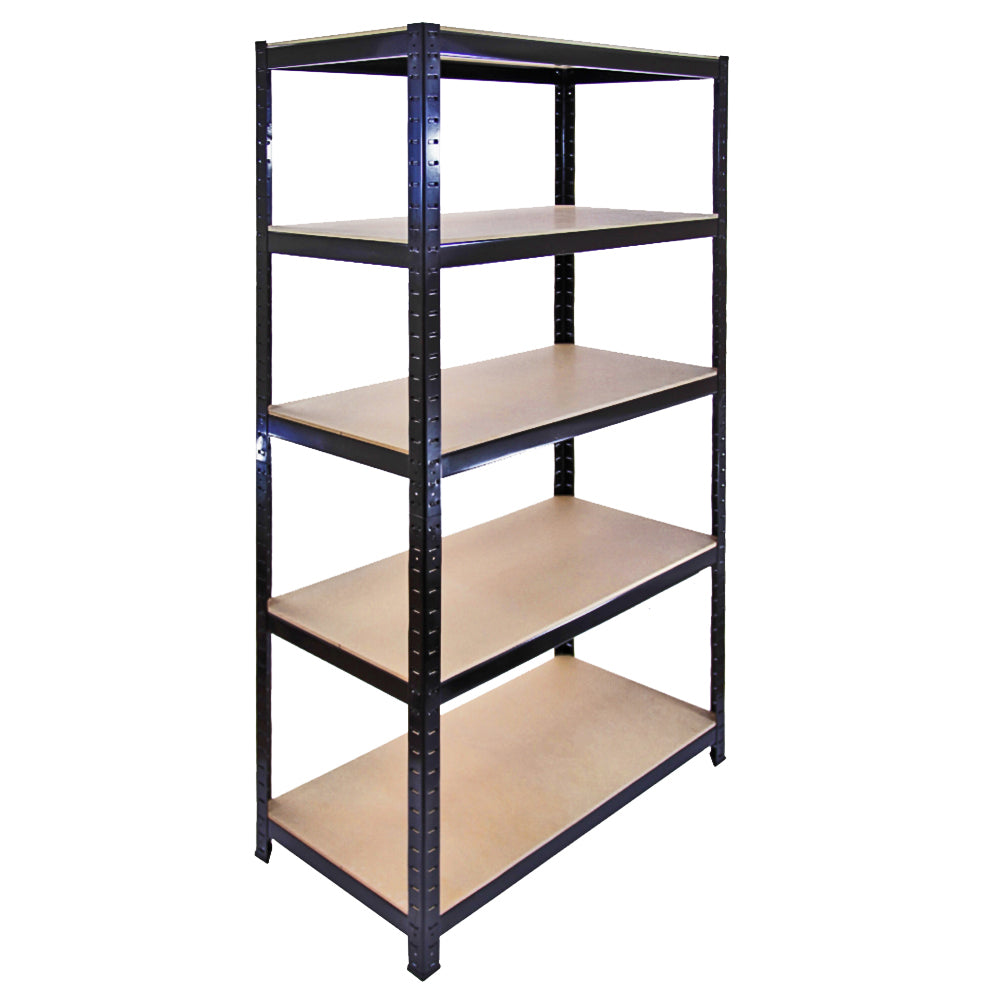 Monster Racking T-Rax Metal Storage Shelves, Black, 90cm W, 45cm D - Used - Acceptable