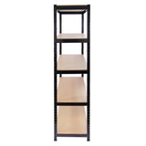 Monster Racking T-Rax Metal Storage Shelves, Black, 90cm W, 45cm D - Used - Acceptable